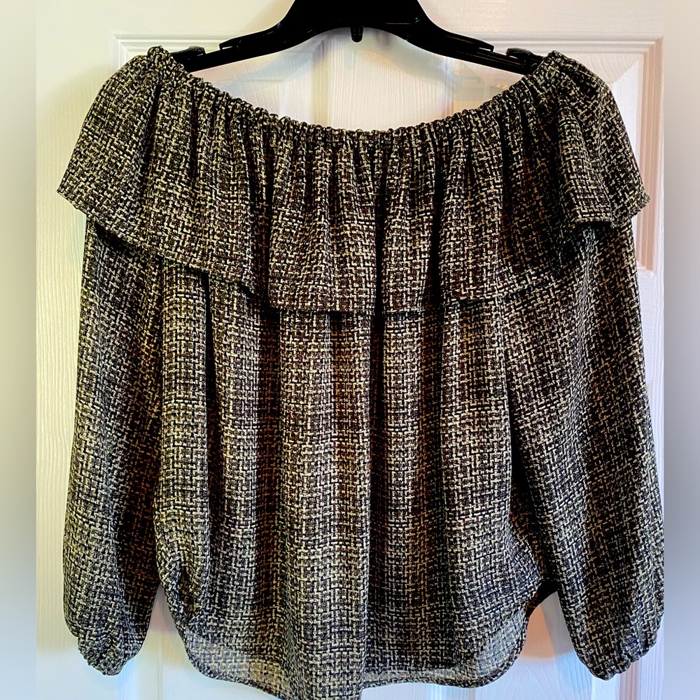 ANN TAYLOR olive top